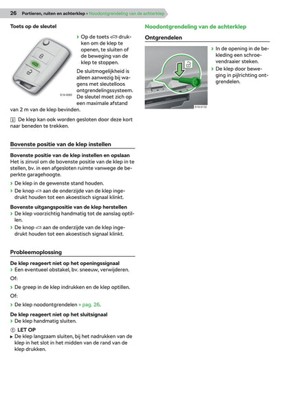 2019-2020 Skoda Scala Owner's Manual | Dutch