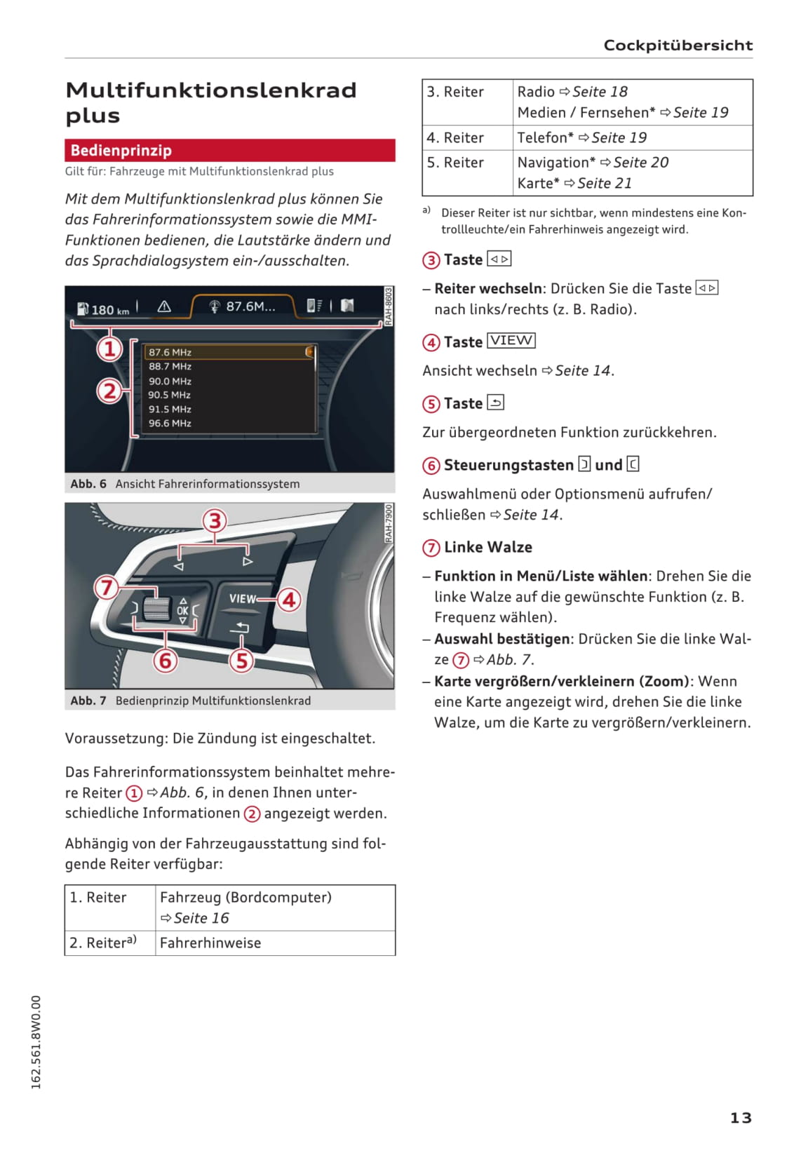 2015-2018 Audi A4 Bedienungsanleitung | Deutsch