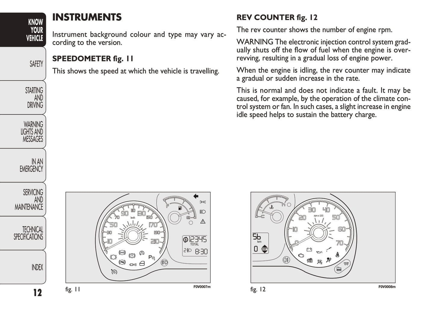 2010-2011 Fiat Doblò Owner's Manual | English