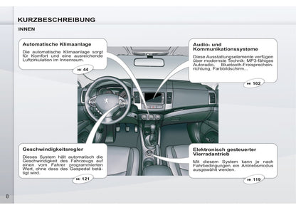 2011-2012 Peugeot 4007 Bedienungsanleitung | Deutsch