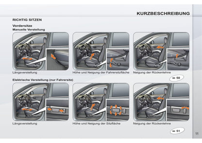 2011-2012 Peugeot 4007 Bedienungsanleitung | Deutsch