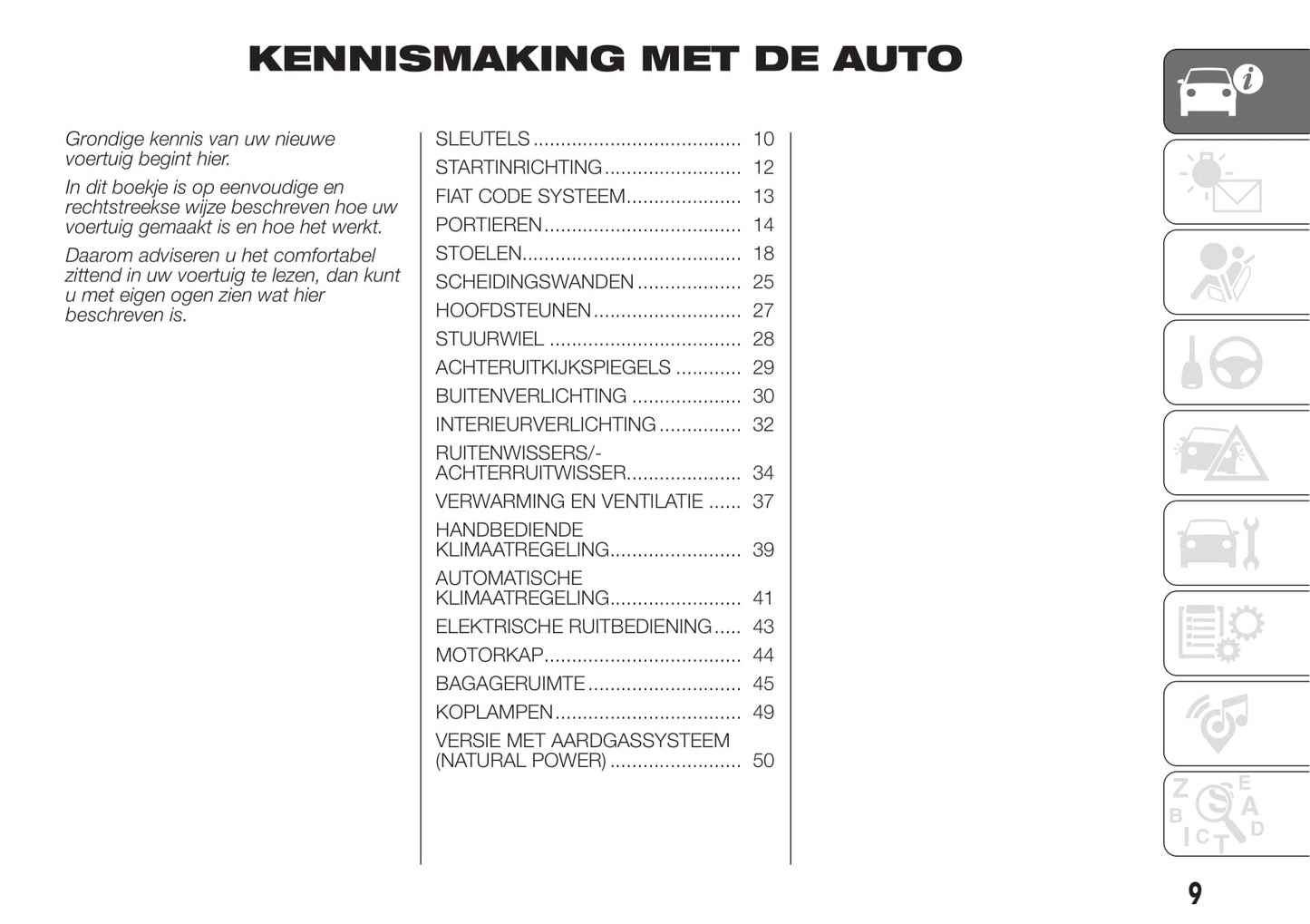 2017-2018 Fiat Doblò Bedienungsanleitung | Niederländisch