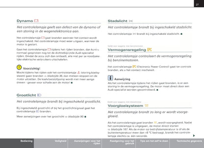 2004-2007 Audi A4 Avant Owner's Manual | Dutch