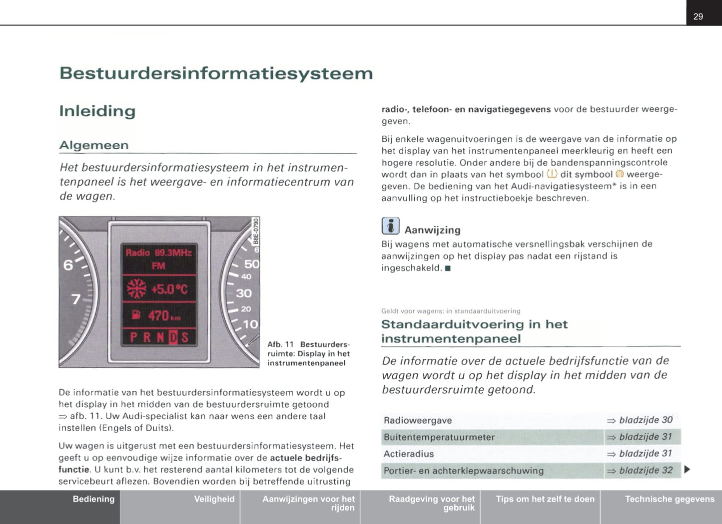 2004-2007 Audi A4 Avant Owner's Manual | Dutch