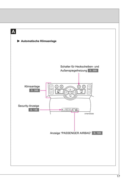 2016-2017 Toyota Verso Owner's Manual | German