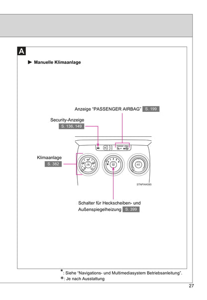 2016-2017 Toyota Verso Owner's Manual | German