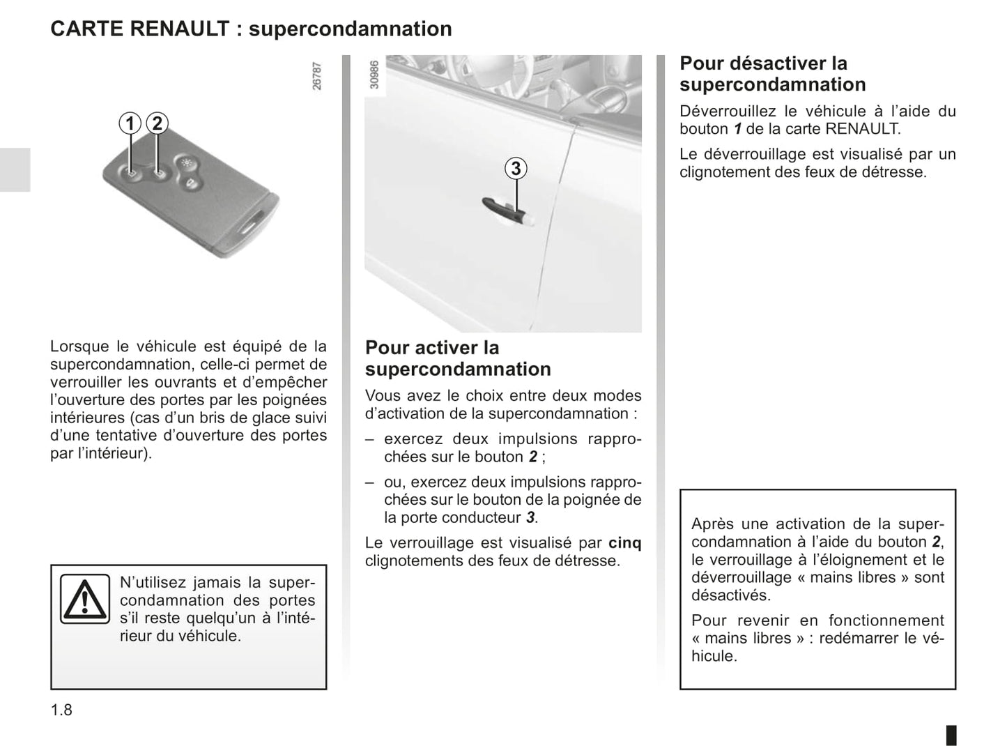 2015-2016 Renault Mégane Coupé Cabriolet/Mégane CC Owner's Manual | French