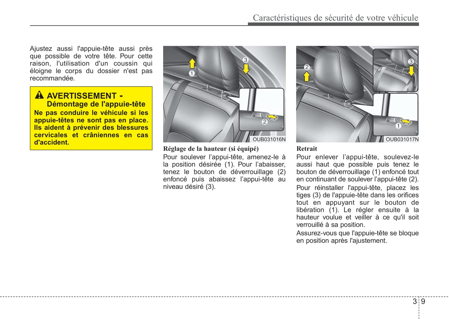 2012 Kia Rio Owner's Manual | French