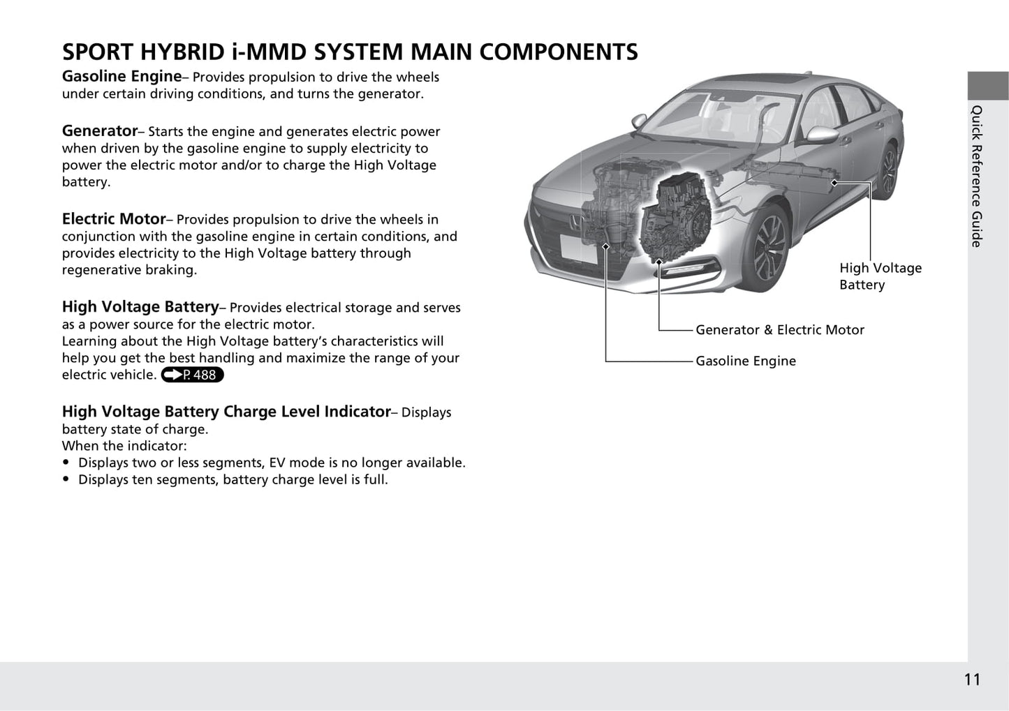 2019 Honda Accord Hybrid Owner's Manual | English