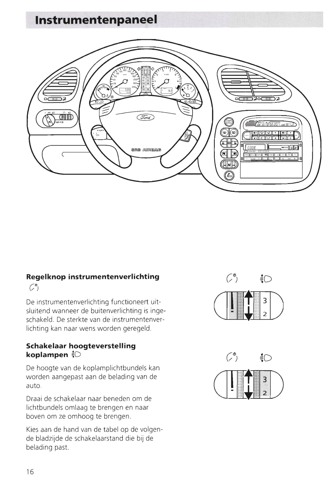 1995-2000 Ford Galaxy Bedienungsanleitung | Niederländisch