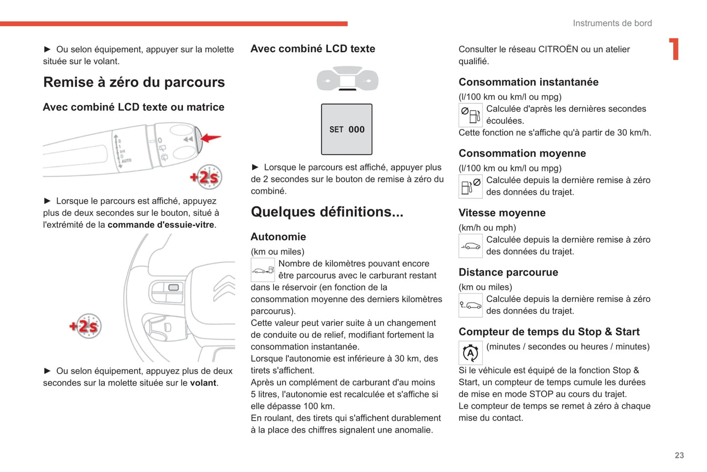 2021-2023 Citroën C3 Aircross Owner's Manual | French