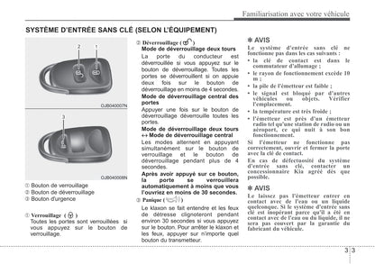 2011 Kia Rio Bedienungsanleitung | Französisch