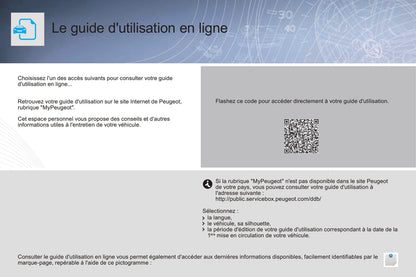 2014-2015 Peugeot 3008/3008 HYbrid4 Owner's Manual | French