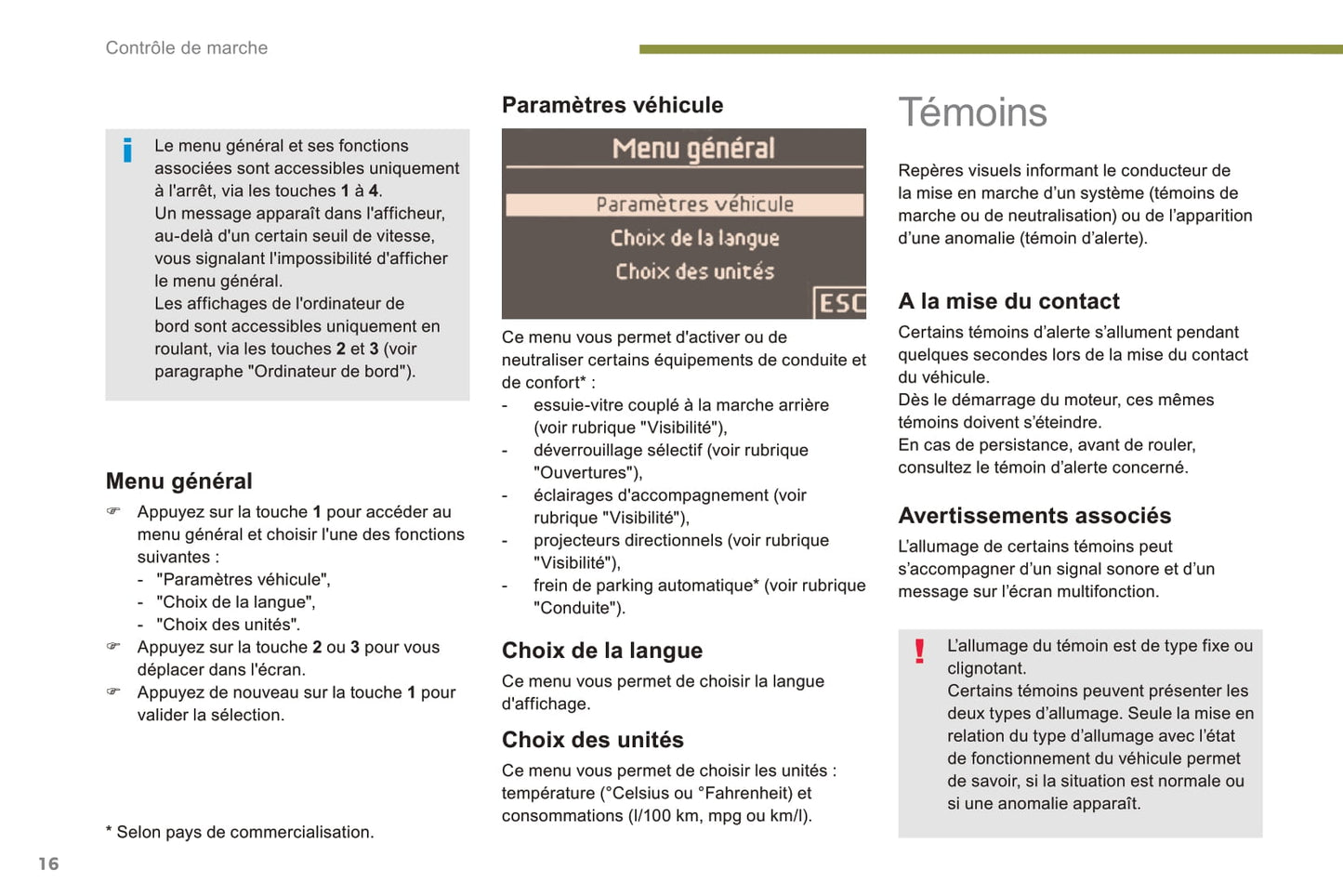 2014-2015 Peugeot 3008/3008 HYbrid4 Owner's Manual | French