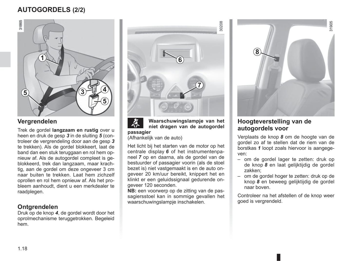 2012-2013 Renault Koleos Bedienungsanleitung | Niederländisch