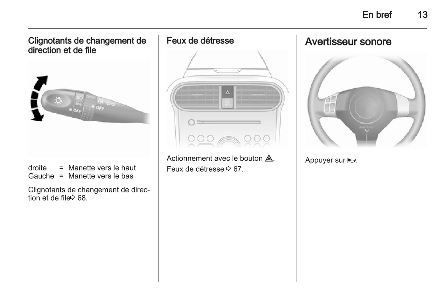 2014-2017 Opel Ampera Bedienungsanleitung | Französisch