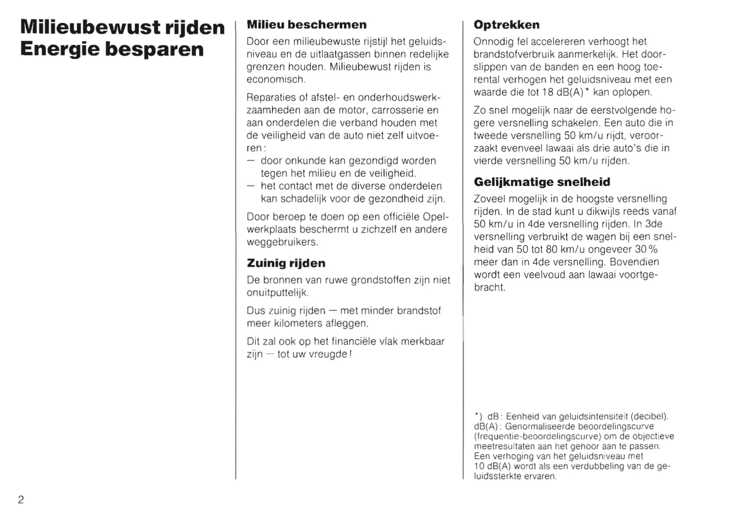 1989-1991 Opel Kadett Bedienungsanleitung | Niederländisch