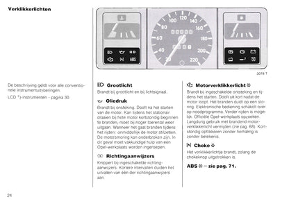 1989-1991 Opel Kadett Bedienungsanleitung | Niederländisch