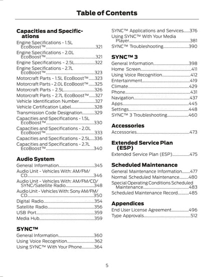 2014 Ford Fusion Owner's Manual | English