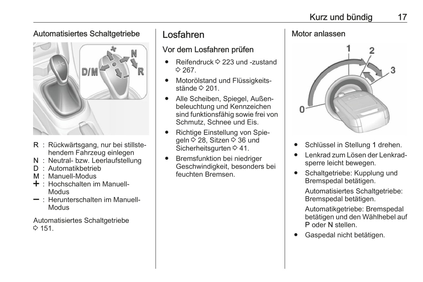 2018-2019 Opel Corsa Owner's Manual | German