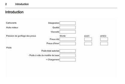 2012-2015 Opel Agila Owner's Manual | French