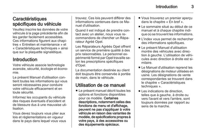 2012-2015 Opel Agila Owner's Manual | French