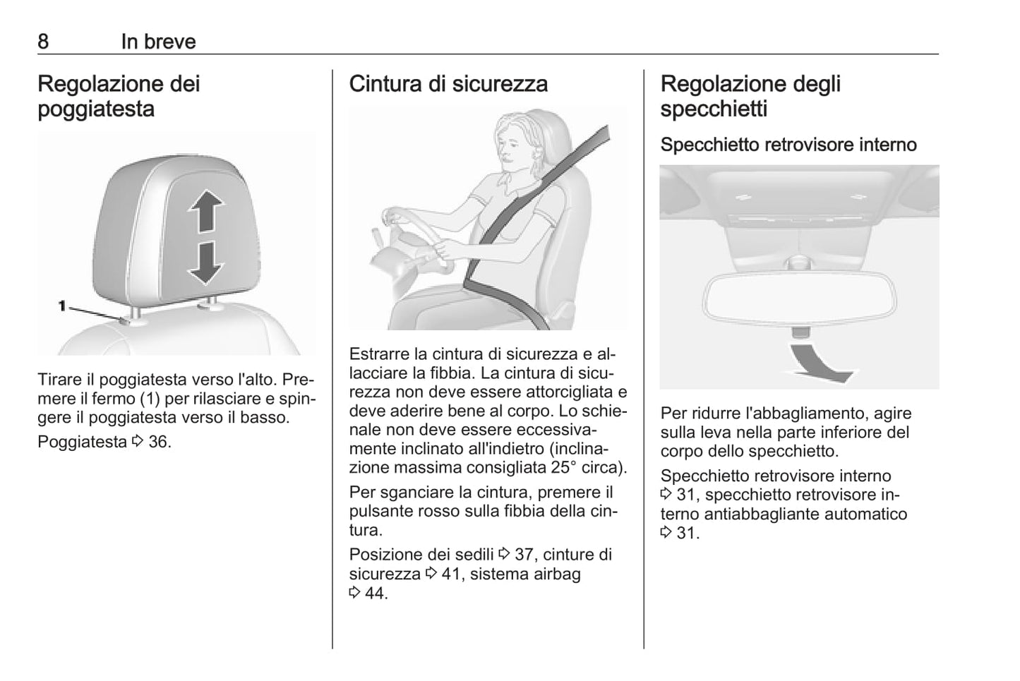 2016 Opel Mokka Owner's Manual | Italian