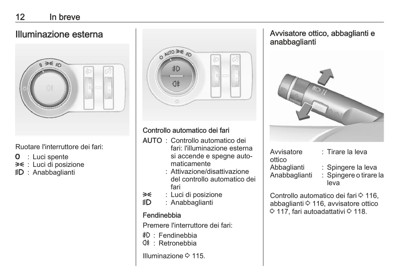 2016 Opel Mokka Owner's Manual | Italian