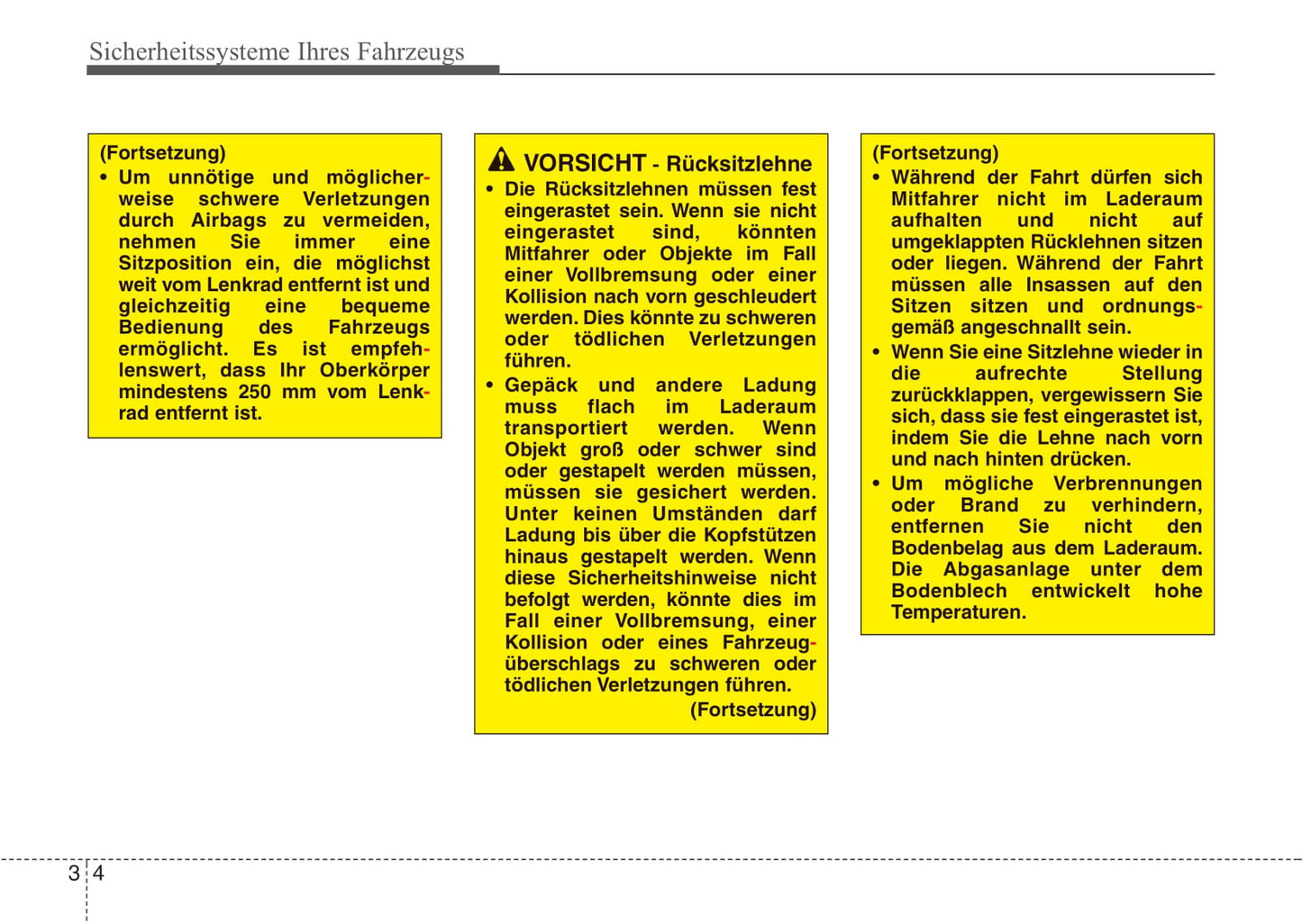 2007-2008 Kia Sorento Owner's Manual | German