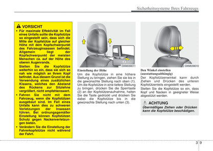 2007-2008 Kia Sorento Owner's Manual | German