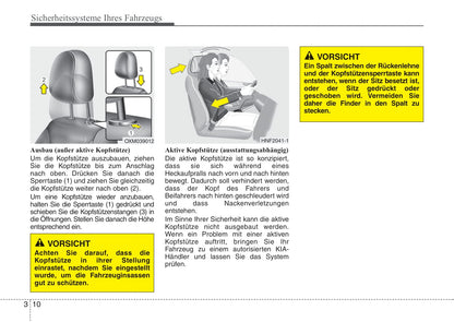 2007-2008 Kia Sorento Owner's Manual | German