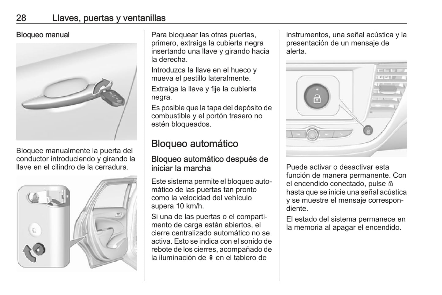 2018 Opel Crossland X Owner's Manual | Spanish