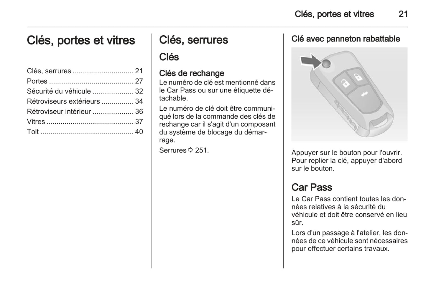 2012-2013 Opel Insignia Owner's Manual | French