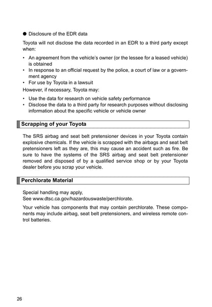 2015 Toyota Prius Bedienungsanleitung | Englisch