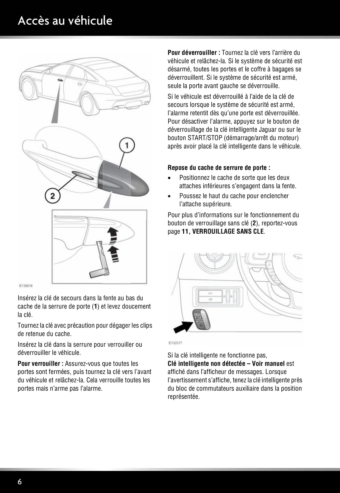 2011-2012 Jaguar XJ Owner's Manual | French