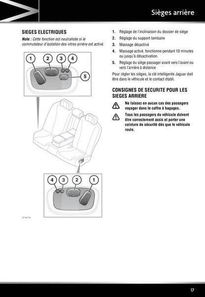 2011-2012 Jaguar XJ Owner's Manual | French