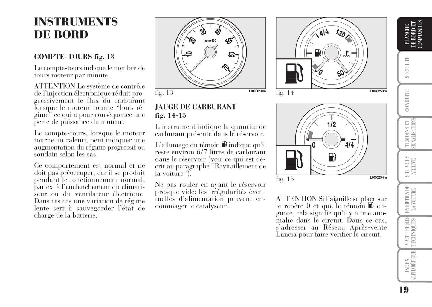 2006-2011 Lancia Ypsilon Owner's Manual | French