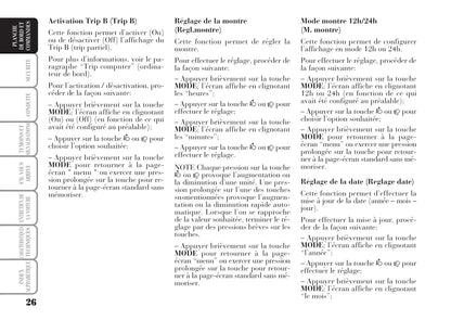 2006-2011 Lancia Ypsilon Owner's Manual | French