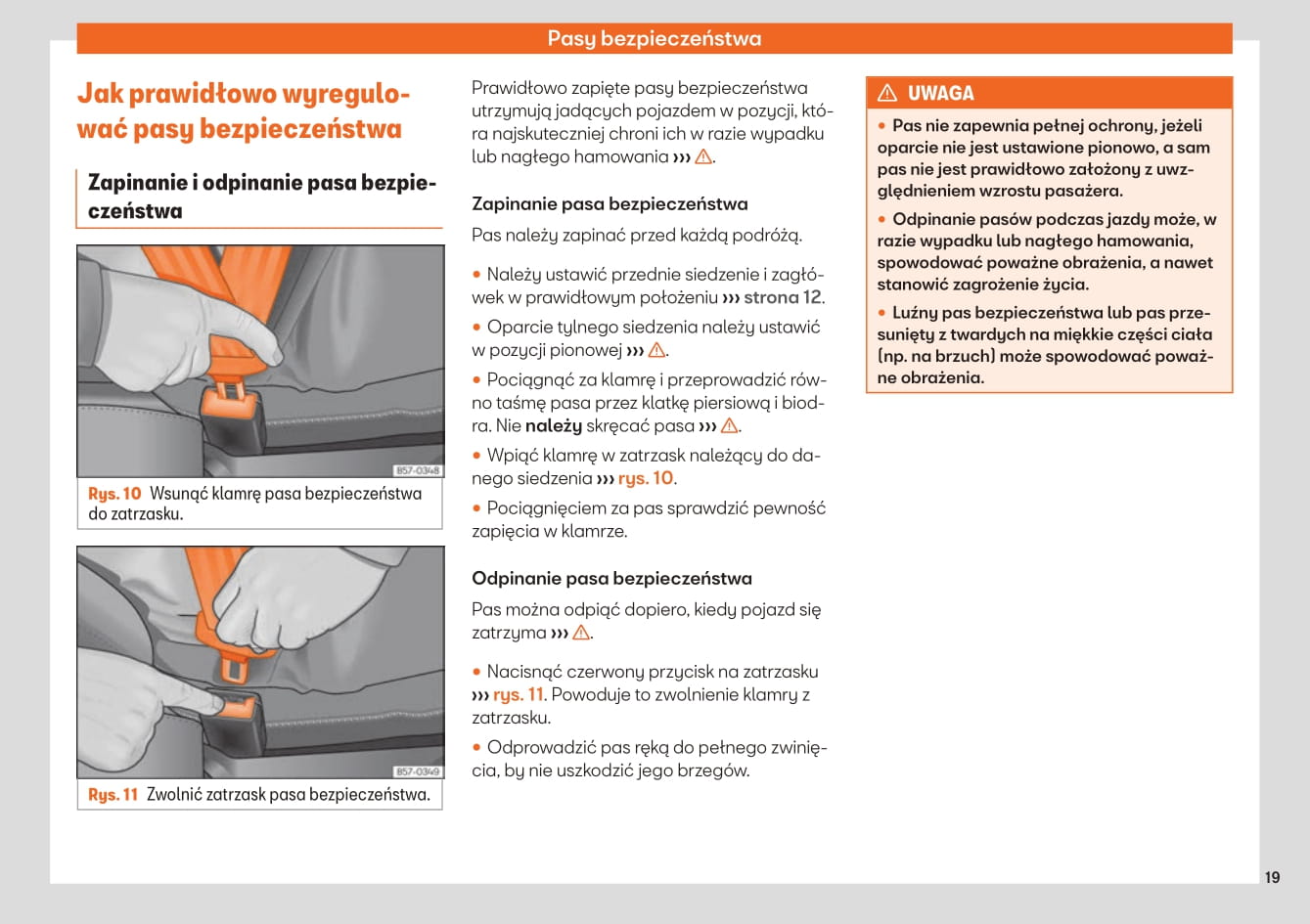 2016-2020 Seat Ateca Bedienungsanleitung | Polnisch