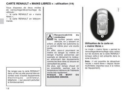 2019-2020 Renault Scénic/Grand Scénic Owner's Manual | French