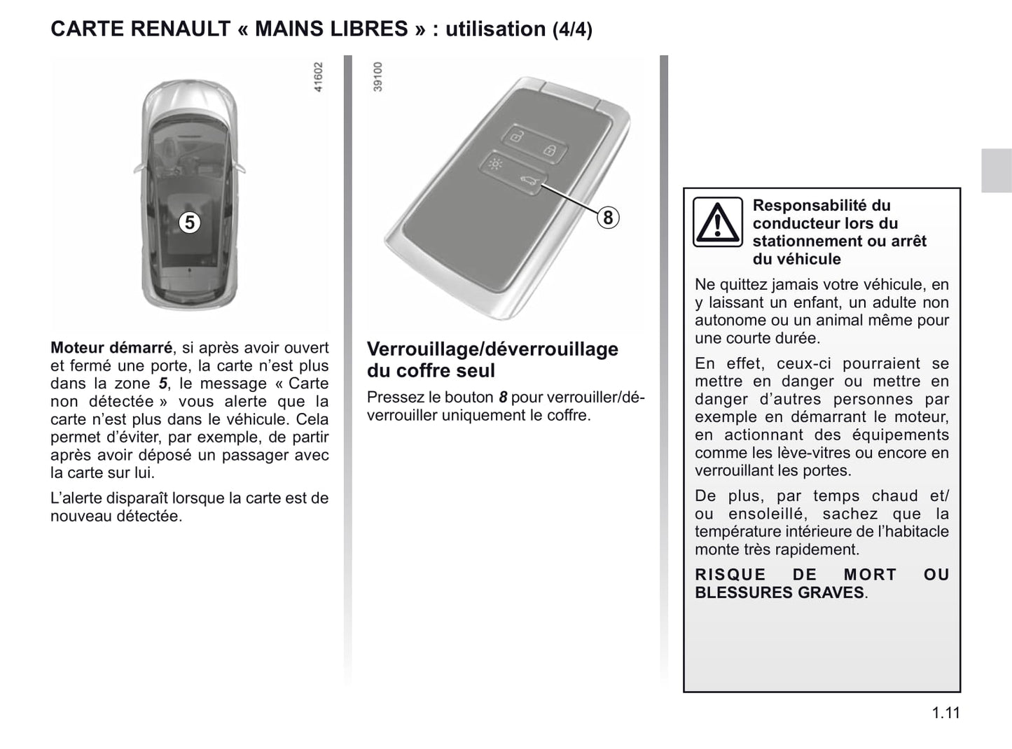 2019-2020 Renault Scénic Bedienungsanleitung | Französisch