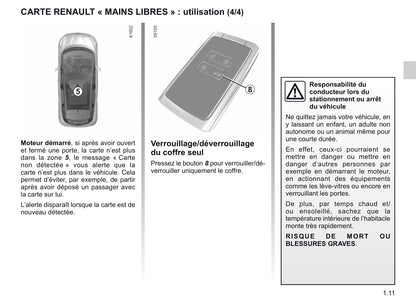 2019-2020 Renault Scénic Bedienungsanleitung | Französisch