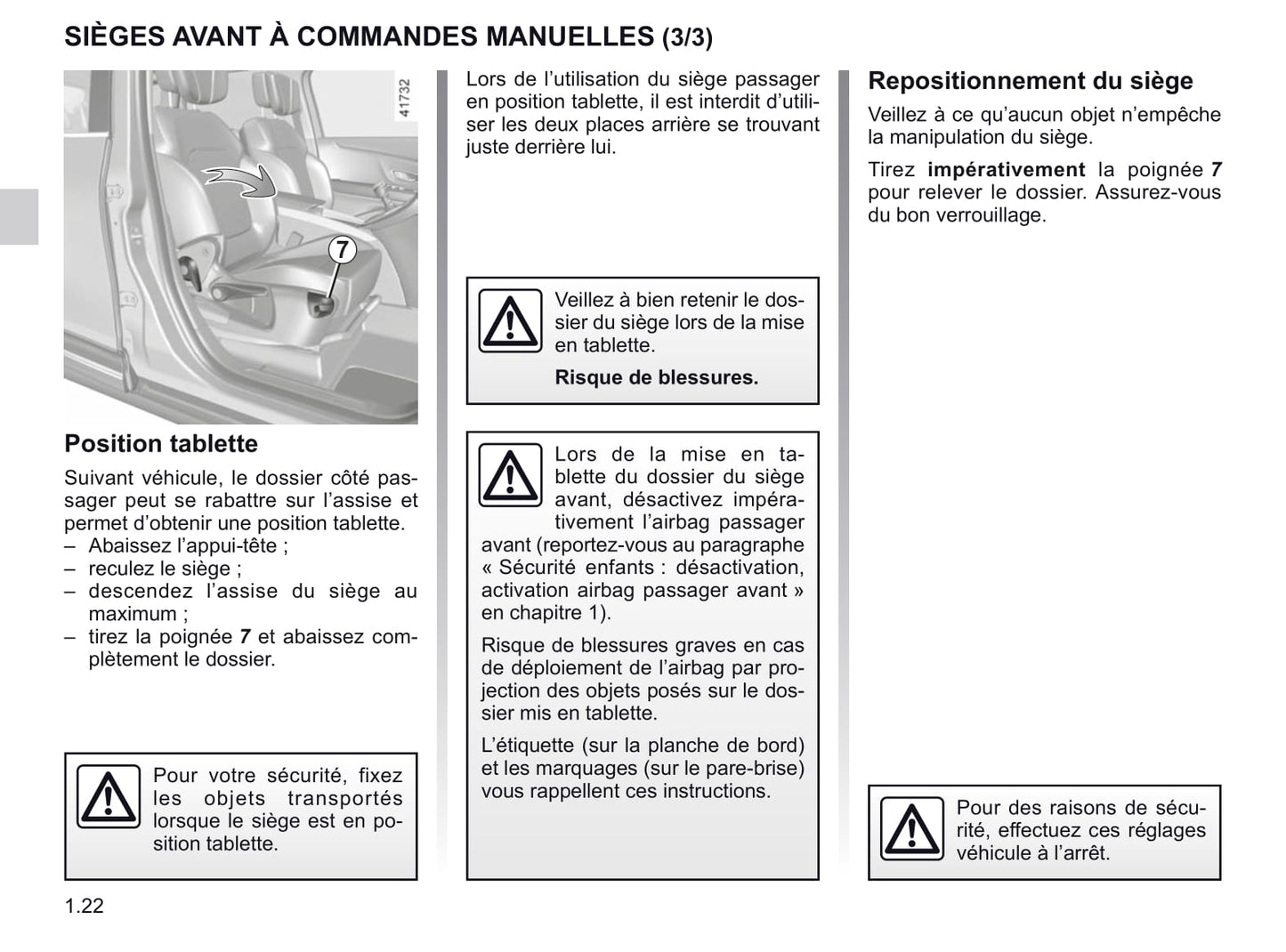 2019-2020 Renault Scénic/Grand Scénic Owner's Manual | French