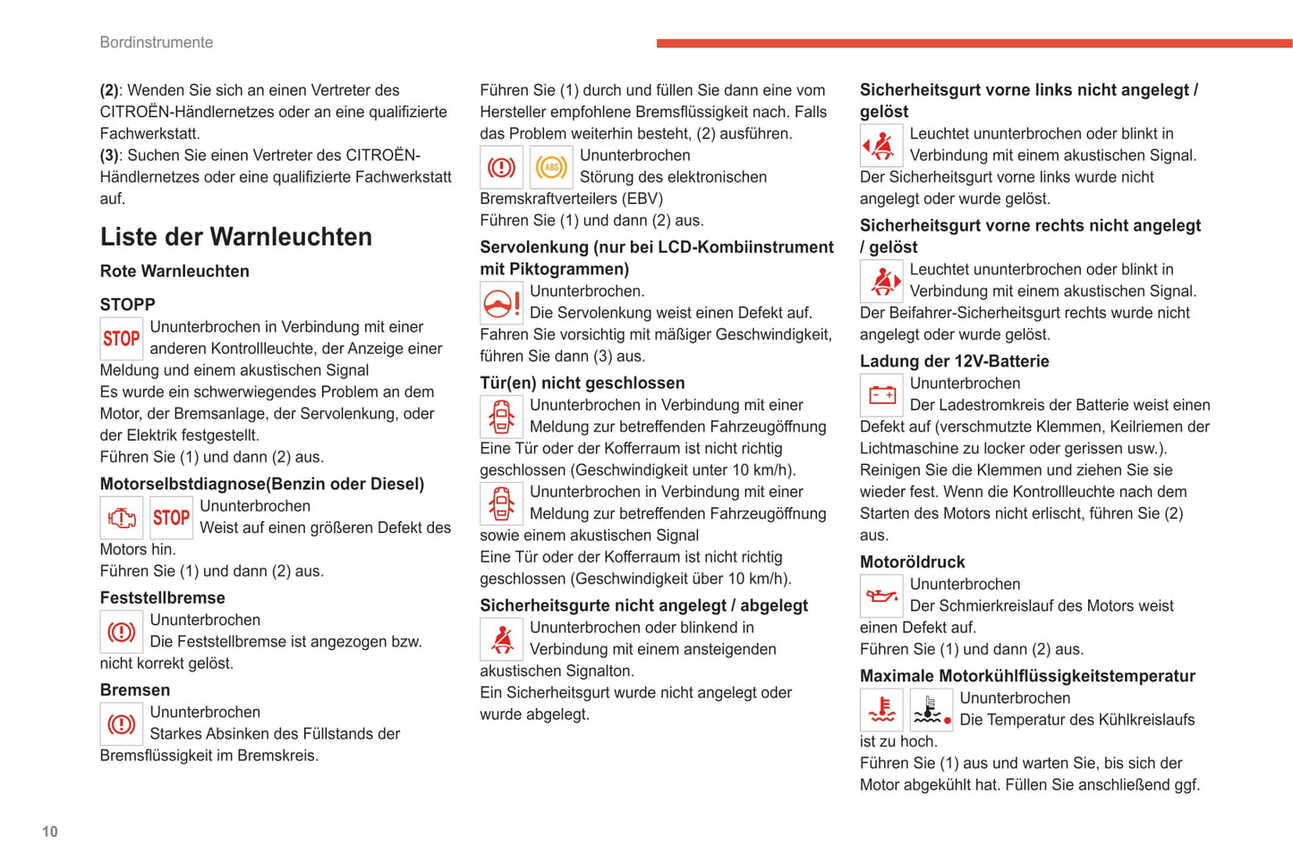 2020-2022 Citroën C3 Owner's Manual | German