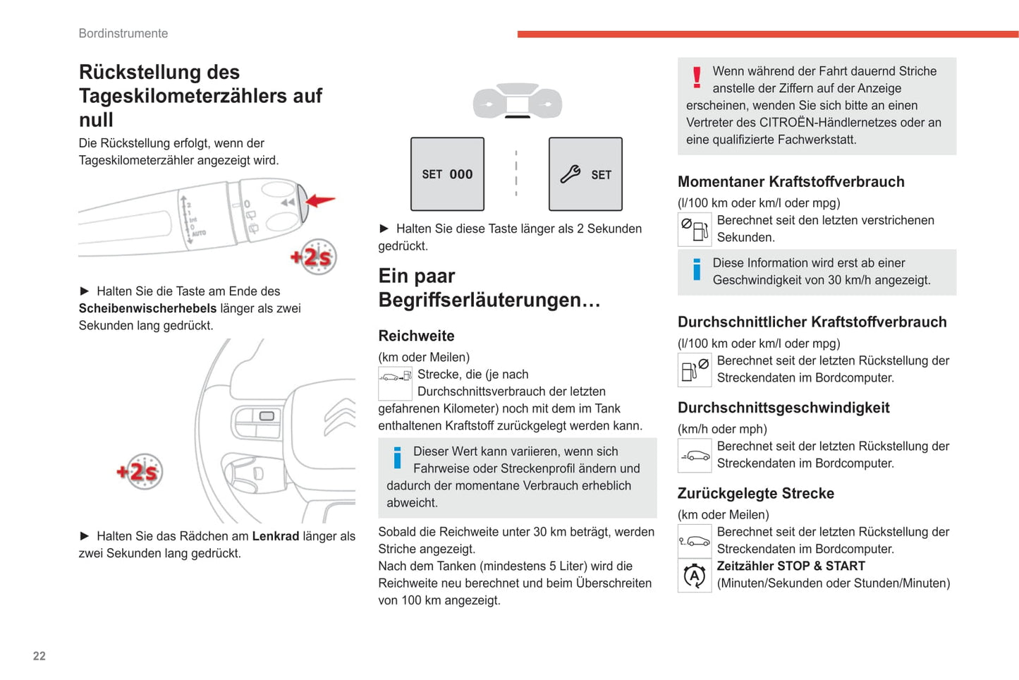 2020-2022 Citroën C3 Owner's Manual | German