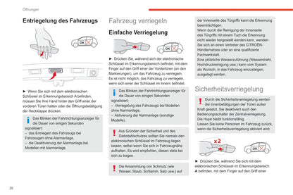 2020-2022 Citroën C3 Owner's Manual | German