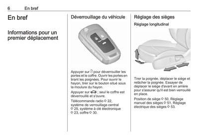 2016 Opel Insignia/Insignia Sports Tourer Owner's Manual | French