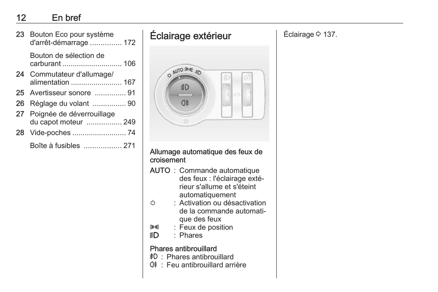 2016 Opel Insignia/Insignia Sports Tourer Owner's Manual | French