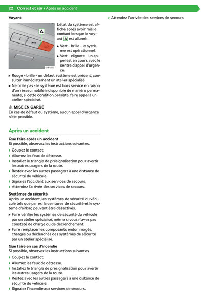2019-2020 Skoda Fabia Owner's Manual | French