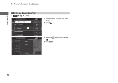 Honda Civic Hatchback Navigation Owner's Manual 2017